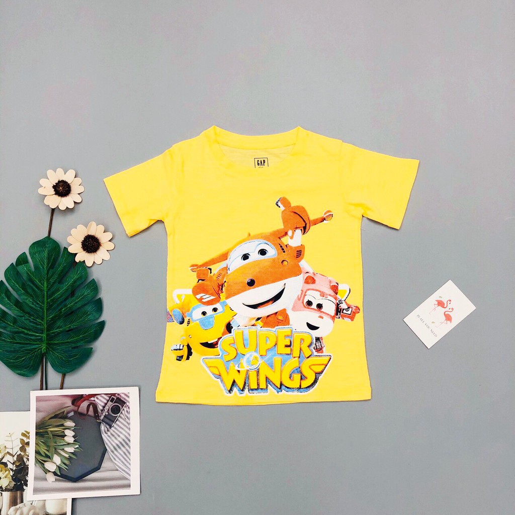 Áo thun bé trai, áo phông cho bé trai chất cotton nhiều màu, size 1-5 tuổi - SUNKIDS