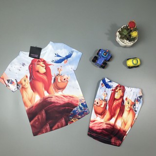 Set đồ bộ sư tử lion king cho bé từ 10-40 ký