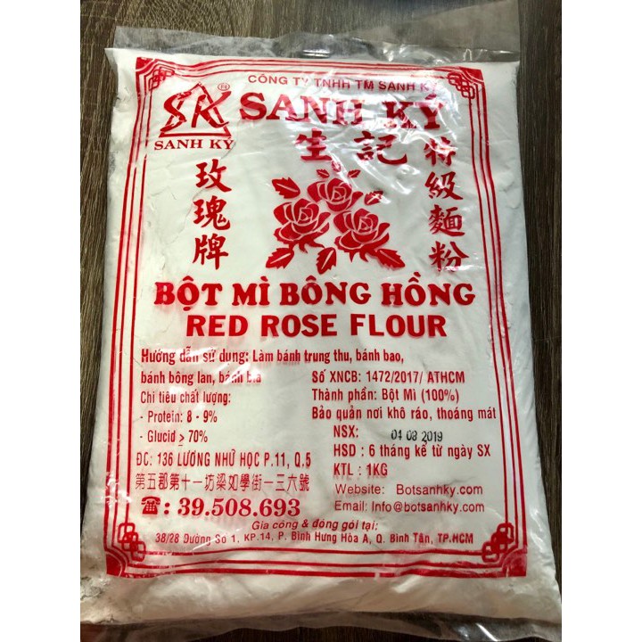 Bột mì bông hồng đỏ 1kg