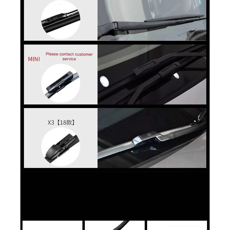Car wipers Cần Gạt Nước Cao Su Chuyên Dụng Cho Xe Hơi wiper BMW 3 E46 E90 G20 G28 F35 F30 E36 E46 318 320 328