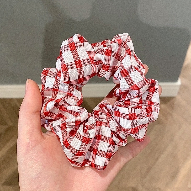 Dây buộc tóc vải satin kích thước lớn thời trang cho nữ