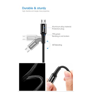 Cáp sạc nhanh cho Android, Micro USB Yiven Baseus - Huco Việt Nam