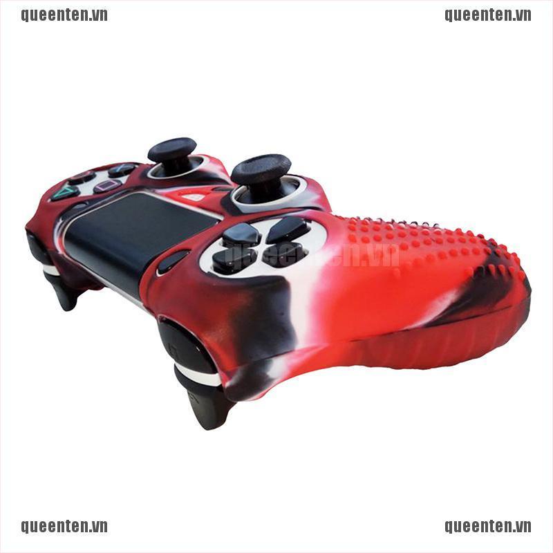 Vỏ Bọc Bằng Silicone Cao Su Họa Tiết Rằn Ri Cho Tay Cầm Chơi Game PlayStation 4 PS4