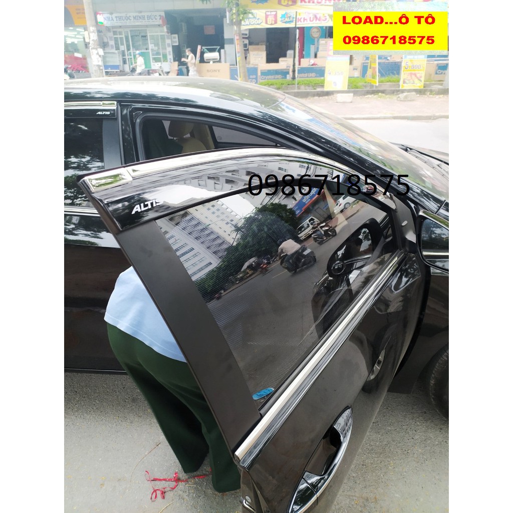 Vè Che Mưa Xe Toyota Altis 2022-2016 Mẫu Chỉ Inox Cao Cấp Đẹp Nhất Thị Trường