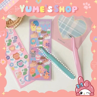 Nhíp Gắp Sticker Đầu Cong Màu Pastel