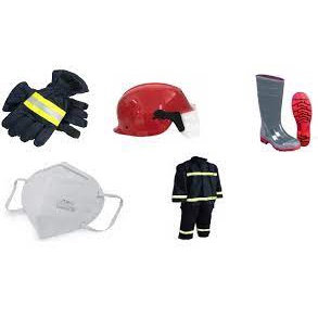 Bộ quần áo chữa cháy 5 món Thông tư 56 màu xanh đen