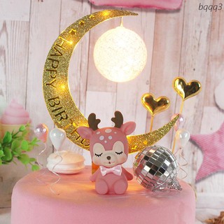 (hàng Có Sẵn) Topper Cắm Bánh Kem Hình Chữ Happy Birthday