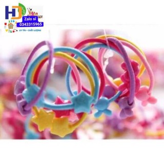 Túi 50 dây CỘT buộc tóc cho bé