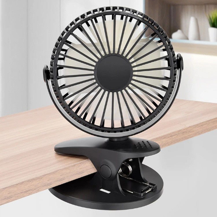 Quạt mini tích điện kẹp bàn - QUẠT KẸP