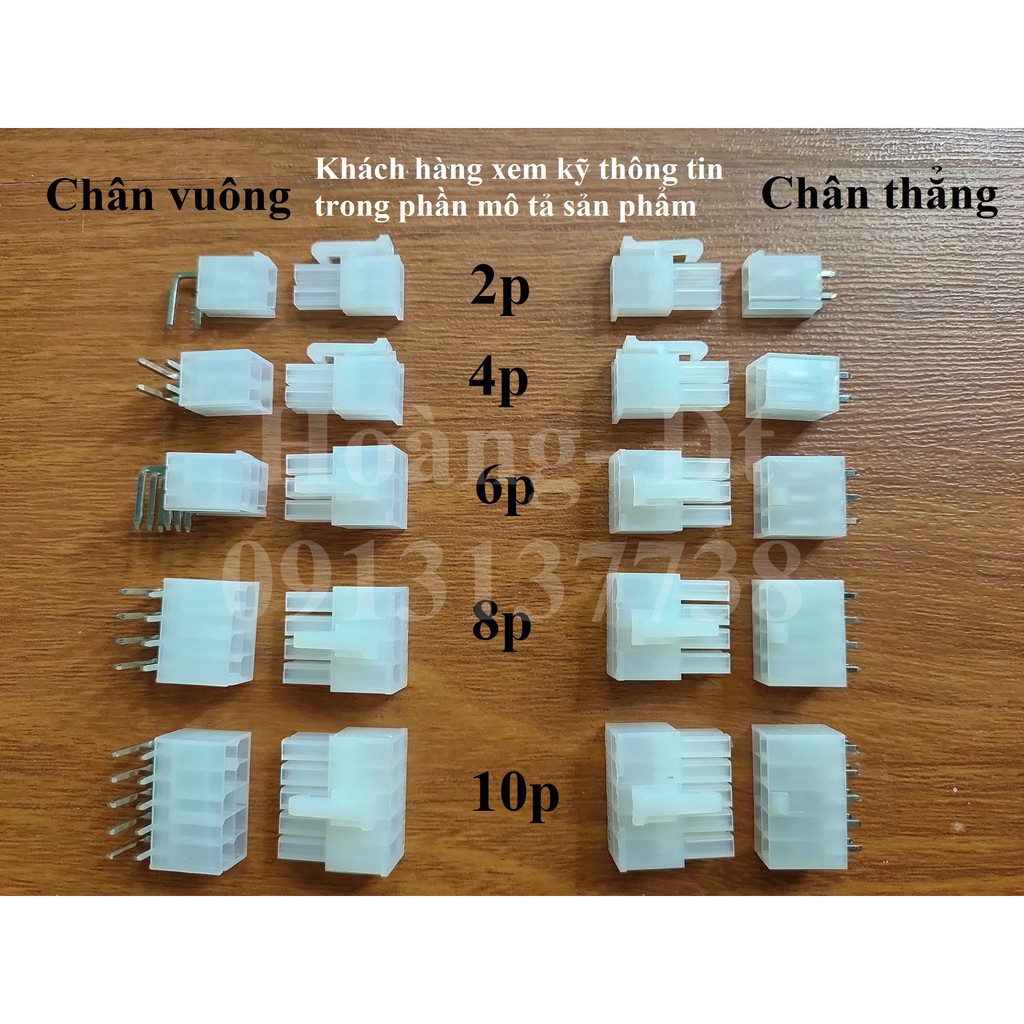 Đầu jack nối 5557 (2p- 10p)