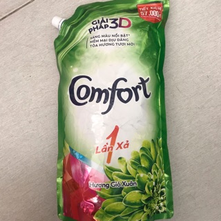 Nước xả vải Comfort 1 lần xả hương gió xuân 1,6l