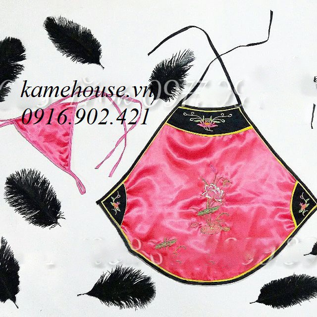 Áo yếm hoa sen kèm quần lọt khe hồng | BigBuy360 - bigbuy360.vn