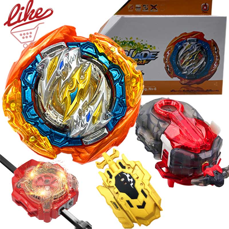 Đồ chơi con quay Beyblade Burst B181 Cyclone Db B184 Lr có bệ phóng kèm hộp đựng
