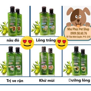 🐶🐱 Dầu tắm chó mèo Olive Essence