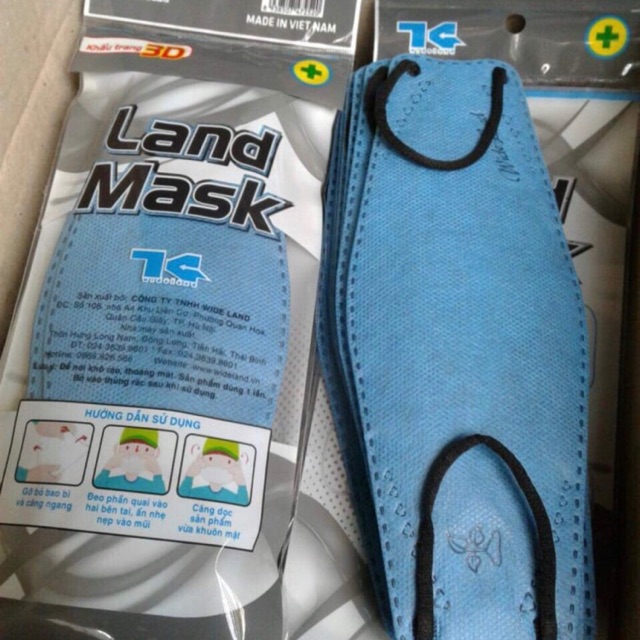 Khau Trang 3 D Land Mask khang khuan bich 6 cai