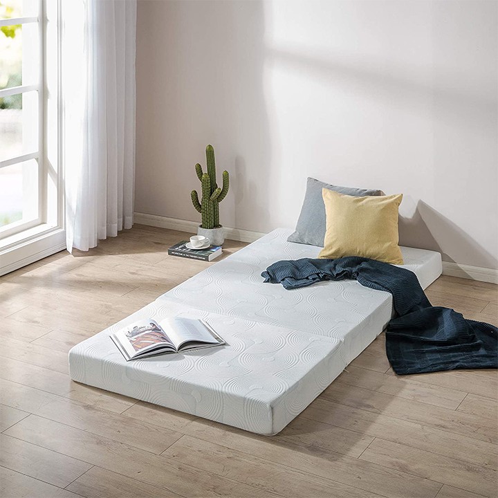 [Mã LIFEZI99 giảm 8% tối đa 50K đơn 99K] Nệm Gel Mát Gấp 3 Zinus Tri-Fold Mattress 120x200x7.5cm