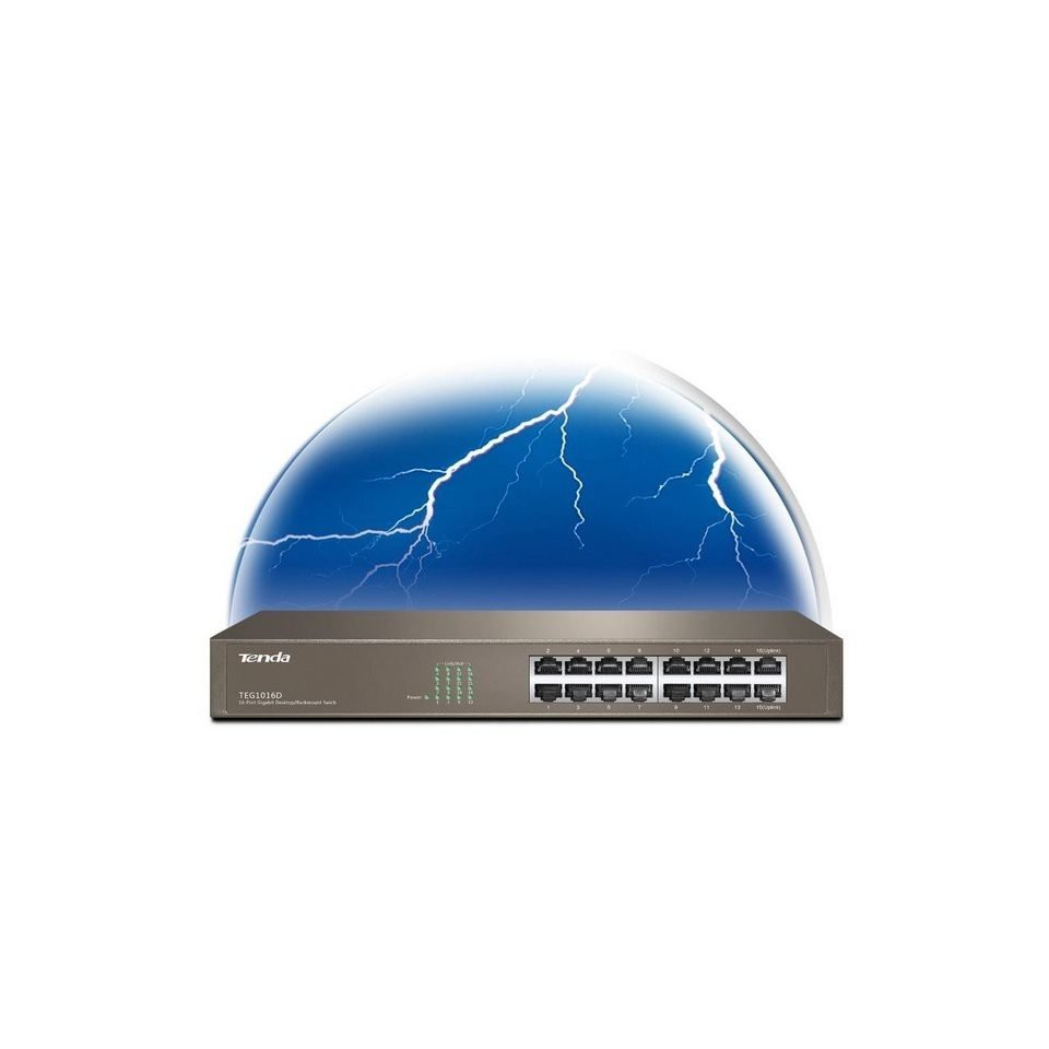 SWITCH TENDA TEG1016D 16-Cổng 10/100/1000 GIGABIT