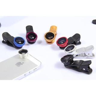 Lens Chụp Hình Cho Camera Điện Thoại 3 in 1