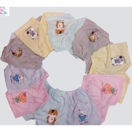 ( BEYE 057 ) COMBO 5 quần kẻ cotton cho bé 5-15 kg trai gái