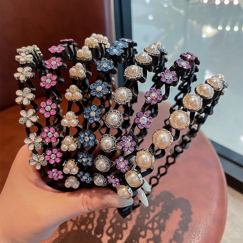 Băng Đô Cài Tóc Gợn Sóng Phong Cách Hàn Quốc Cho Nữ