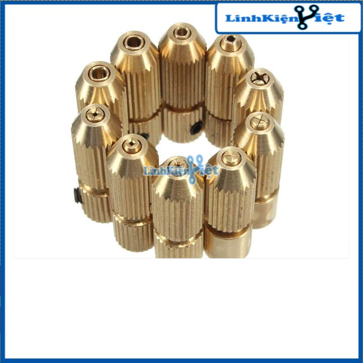 Đầu Kẹp Mũi Khoan 2032 2.5-3.2mm Trục Ø2mm (Tặng Lục lăng)