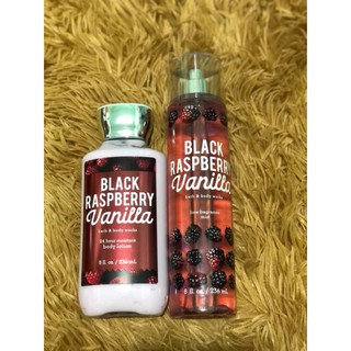 [AUTH] Body Mist BBW Black Raspberry Vanilla 236ml FULL