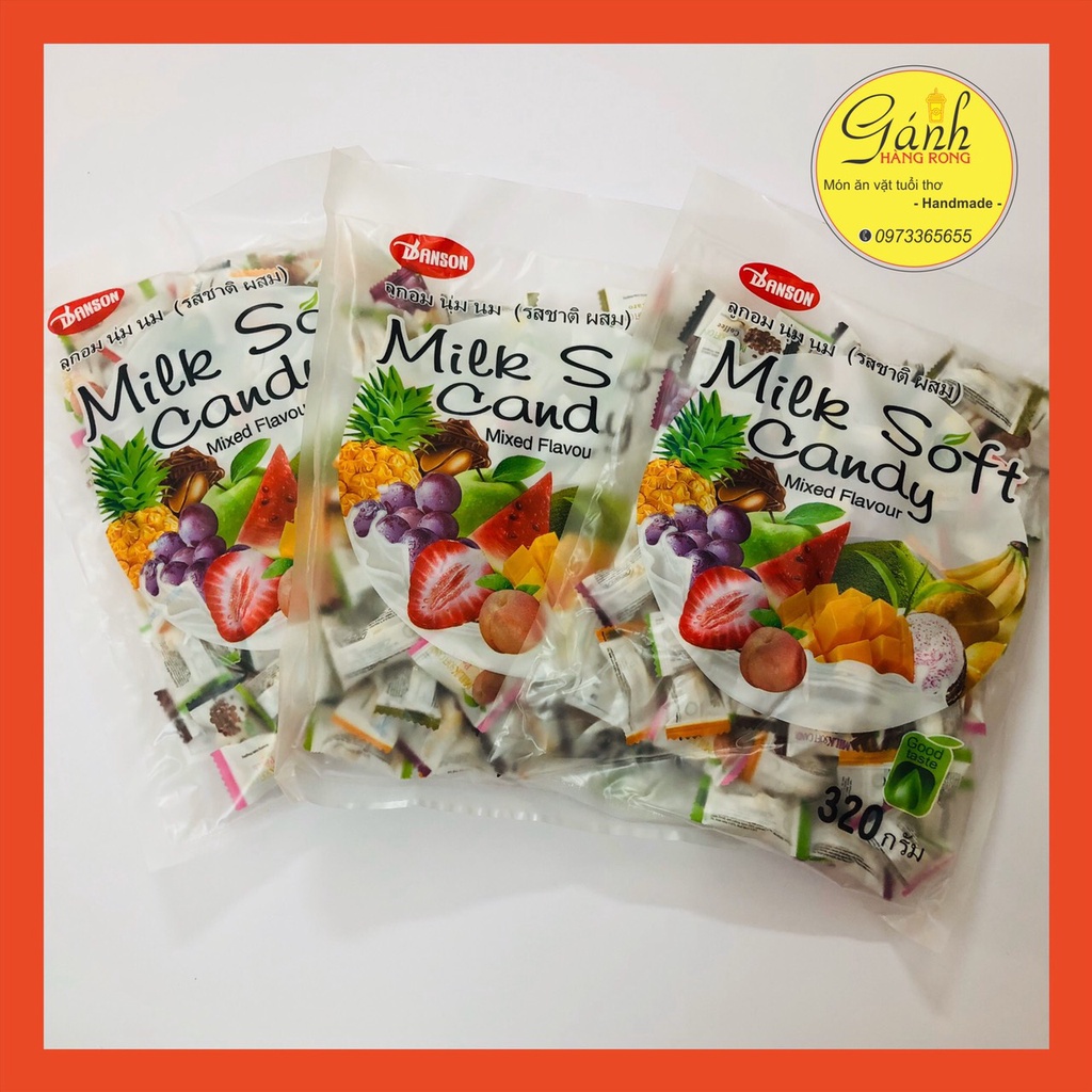 Kẹo Dẻo Trái Cây Thái Lan Siêu Ngon 320gram - Ăn Vặt Thái Lan