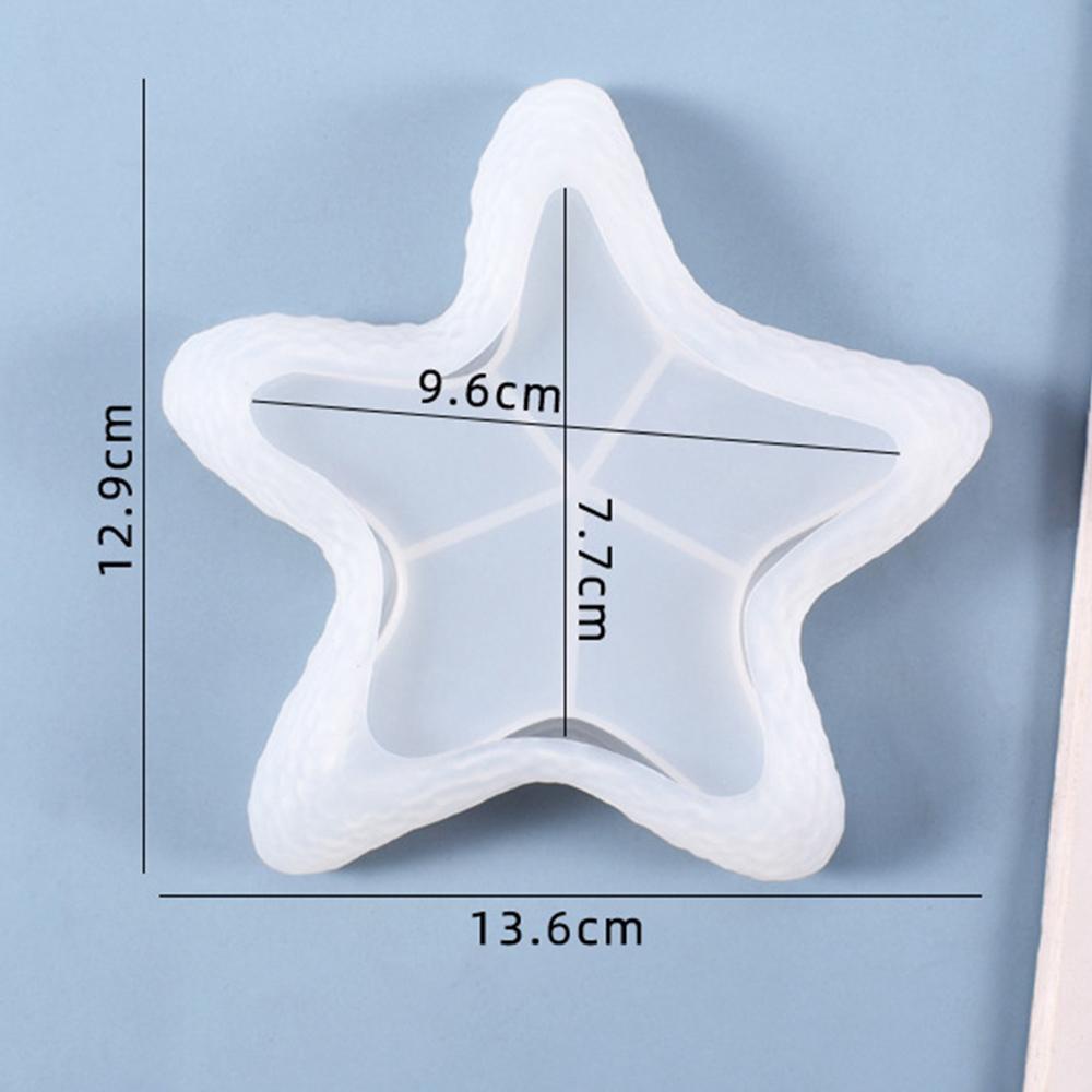 YIYU Khuôn Làm Giá Đỡ Đĩa Trang Sức Bằng Nhựa Epoxy Hình Cánh Hoa Độc Đáo DIY