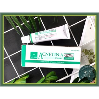 [10g] Acnetin A (TRETINOIN 0.025) CREAM - KEM GIẢM MỤN TRẺ HOÁ DA