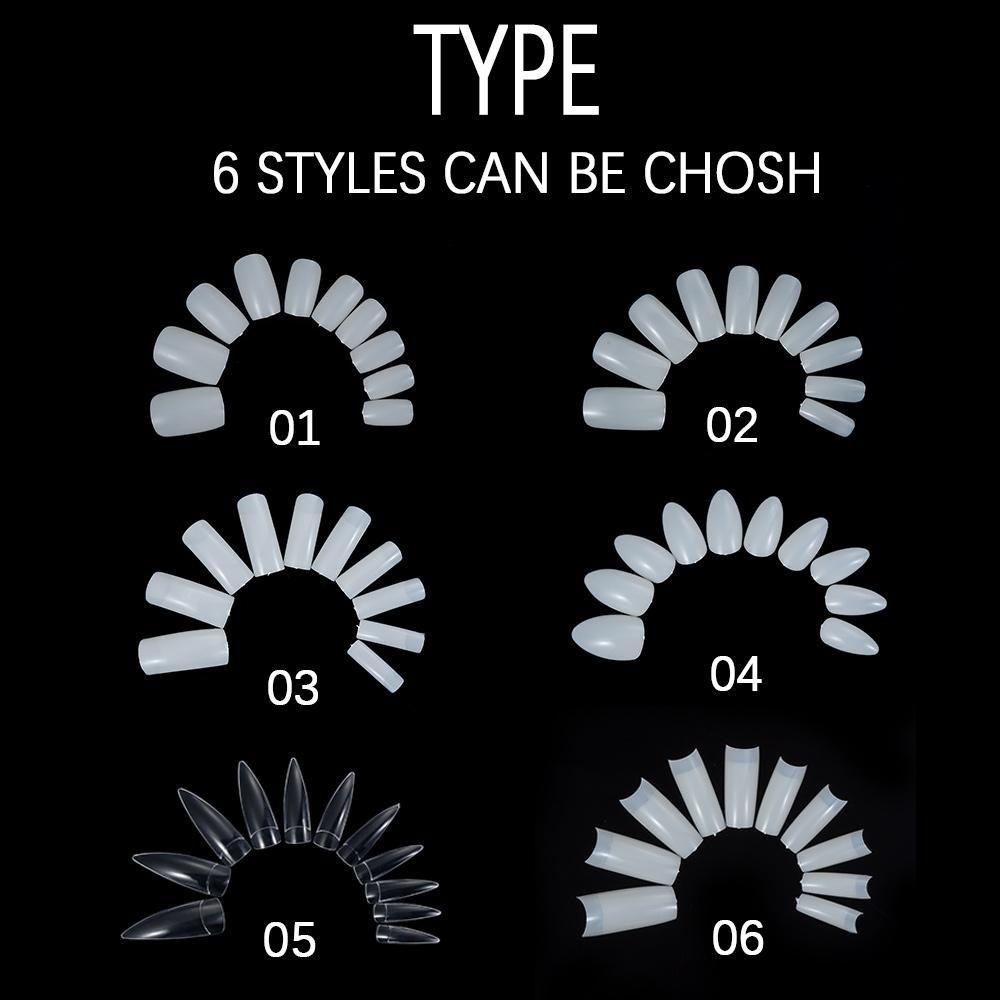 Bộ Móng Tay Giả Kiểu Pháp Trang Trí Nghệ Thuật