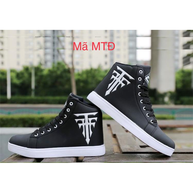 Giày Nam Thể Thao Nam Cao Cấp Hot Trend SPOST Giầy Trắng Cao Cổ Sneaker Nam Nữ - Hàng Loại 1