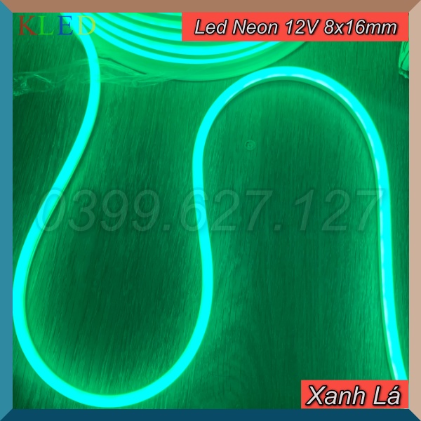 1 Mét Đèn 12v Neon 8mm Trang Trí DC 12V 8x16mm, Led Neon Trang Trí