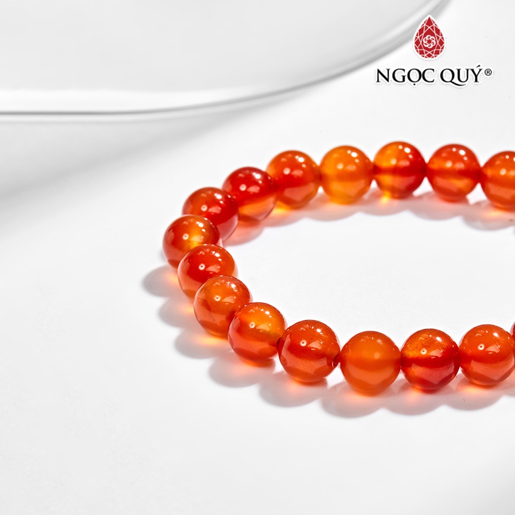 Vòng Tay Đá Mã Não Phối Bàn Tay Hamsa Bạc - Ngọc Quý