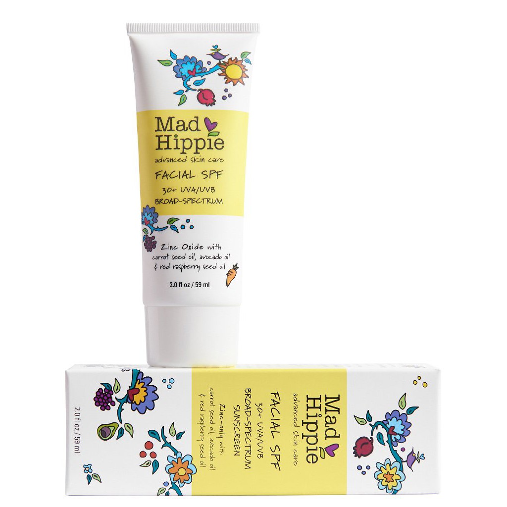 [Meoheo] Kem chống nắng vật lý quang phổ rộng an toàn lành tính Facial SPF 30+ UVA/UVB Broad-Spectrum 60g Mad Hippie | BigBuy360 - bigbuy360.vn