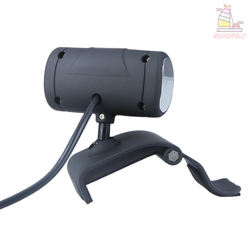 Webcam Usb 2.0 0.3 Million Pixels Hd Tích Hợp Micro Cho Máy Tính / Laptop Đen | BigBuy360 - bigbuy360.vn