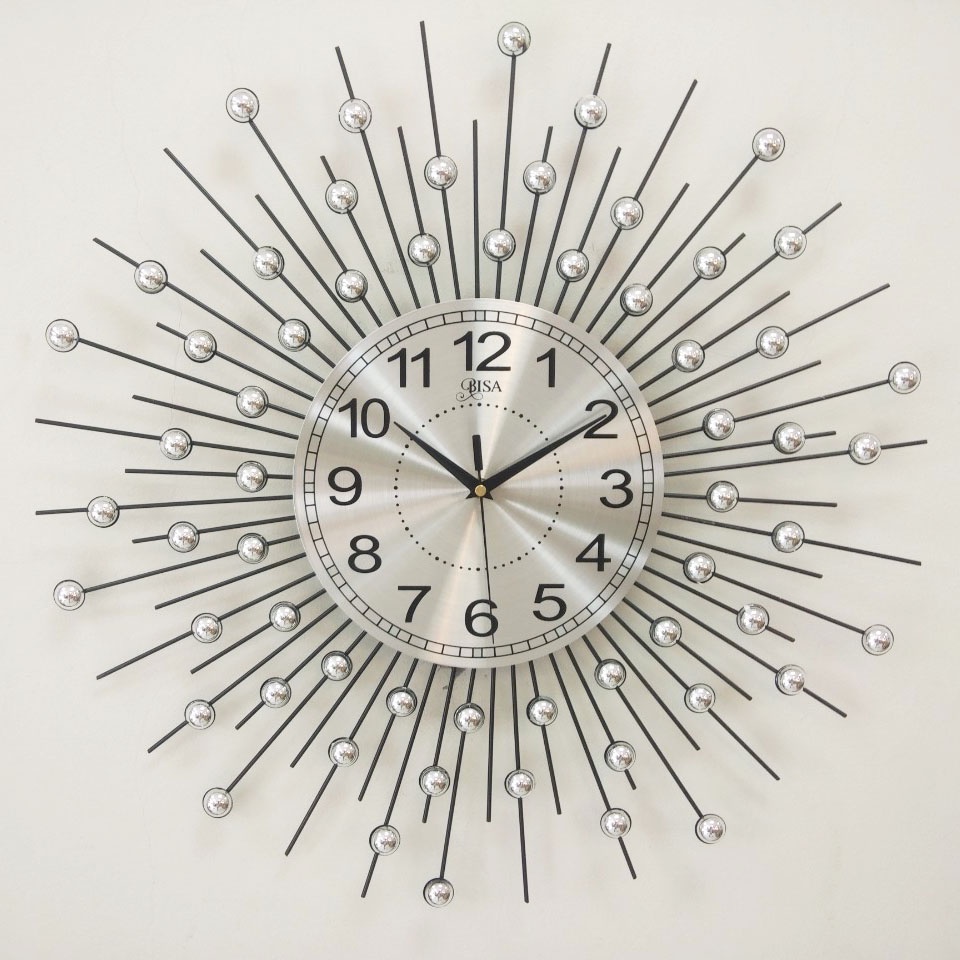 Đồng hồ treo tường BISA bảo hành 5 năm size 60cm mã BS6008-60