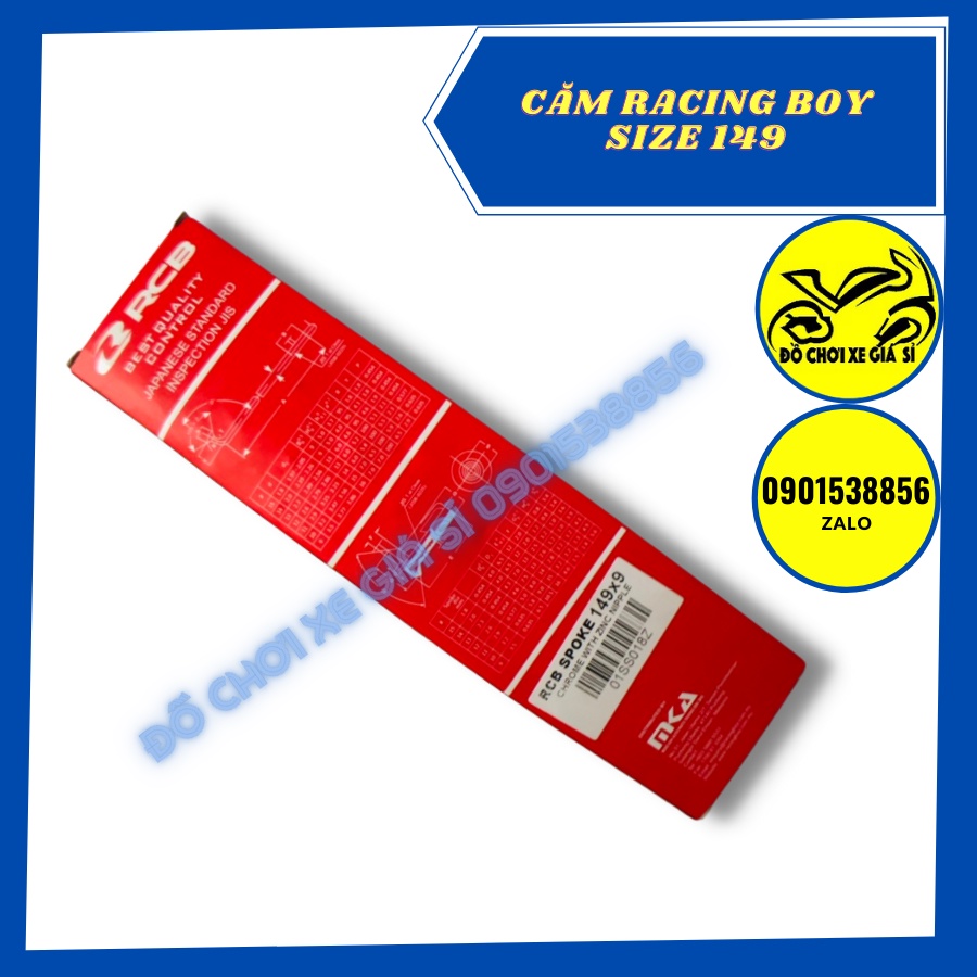 Căm Racing Boy  size 149 / 157 / 184 siêu bóng