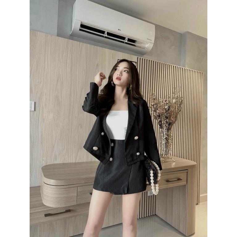 [ PHONG CÁCH TIỂU THƯ/ THƯ KÝ ] SET ( 3 TRONG 1 ) TUYẾT MƯA LÓT COTTON MẶC SIÊU THOÁNG MÁT/ DỄ CHỊU/ THỜI TRANG, PHÙ HỢP