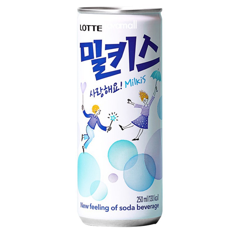 Combo 6 lon Nước Soda Vị Sữa Chua Milkis 250ml