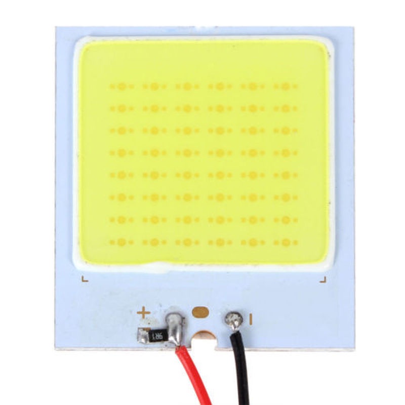 Bộ 5 Đèn LED 48 SMD T10 4W COB 12V Ánh Sáng Trắng Chất Lượng Cao