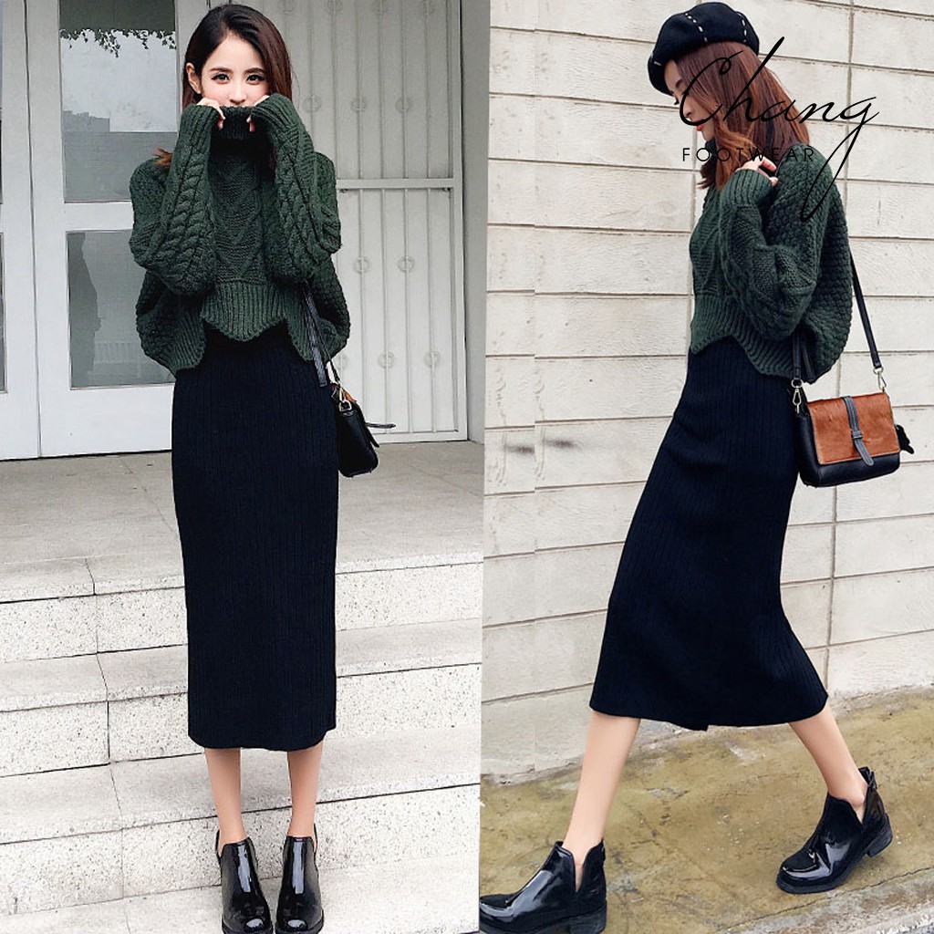 Chân váy len mịn dáng dài, kiểu dáng sang chảnh, Hàng Quảng Châu cao cấp | BigBuy360 - bigbuy360.vn
