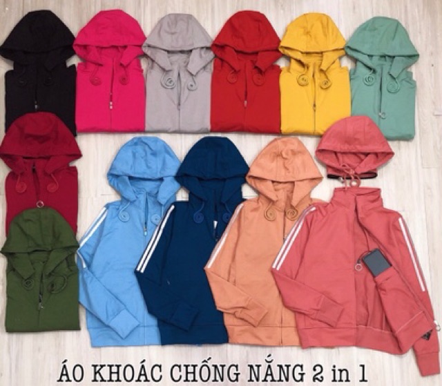 ÁO CHỐNG NẮNG NÓN THÁO RỜI | BigBuy360 - bigbuy360.vn