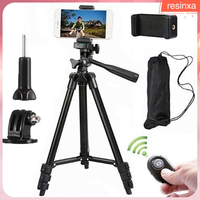 Giá Đỡ Ba Chân 4 Phần Bằng Nhôm Kèm Điều Khiển Bluetooth Cho Chụp Ảnh Tự Sướng | BigBuy360 - bigbuy360.vn