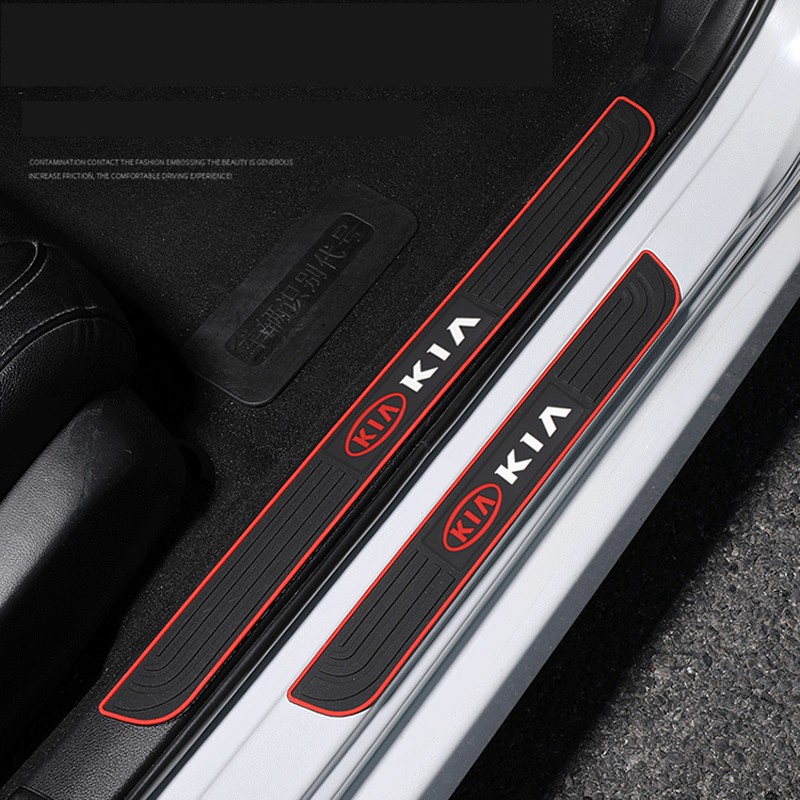 Bộ 4 Miếng Dán Chống Trầy Cho Cửa Xe Kia Spectra 2000-2006 Yg022