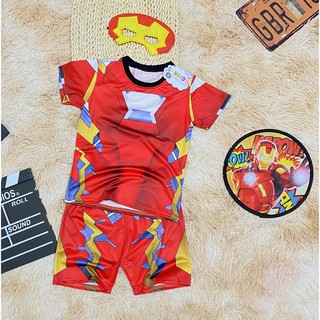Đồ siêu nhân người sắt tặng khiên và mặt nạ