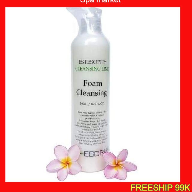 [Chính Hãng] Sữa rửa mặt tạo bọt ESTESOPHY Hàn Quốc chai lớn 500ml