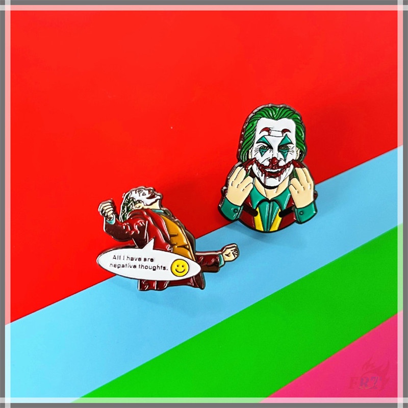 ★ Joker - Tất cả những gì tôi có là những suy nghĩ tiêu cực Trâm cài ★ 1pc Joaquin Phoenix Men Chân 