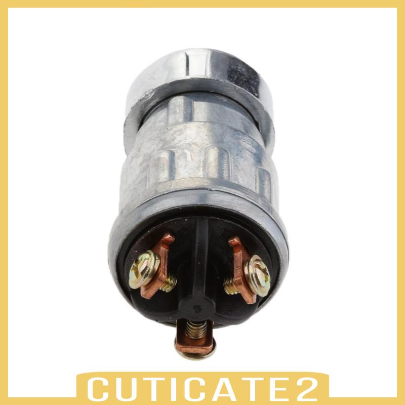 Bộ Ổ Khóa Xi Lanh Đánh Lửa 12V + 2 Chìa Khóa 3 Vị Trí Thông Dụng Cho Xe Hơi / Xe Tải