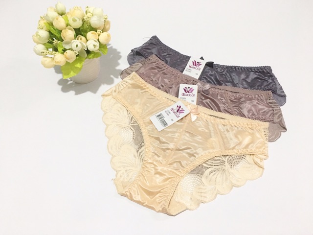 Com bo 5 quần lót ren lụa (cao cấp)