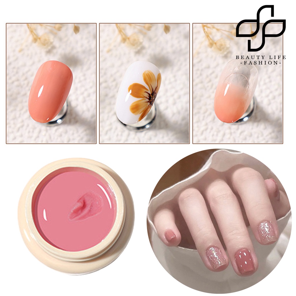 [Hàng mới về] Gel sơn móng tay khô nhanh màu đơn giản dung tích 5ml